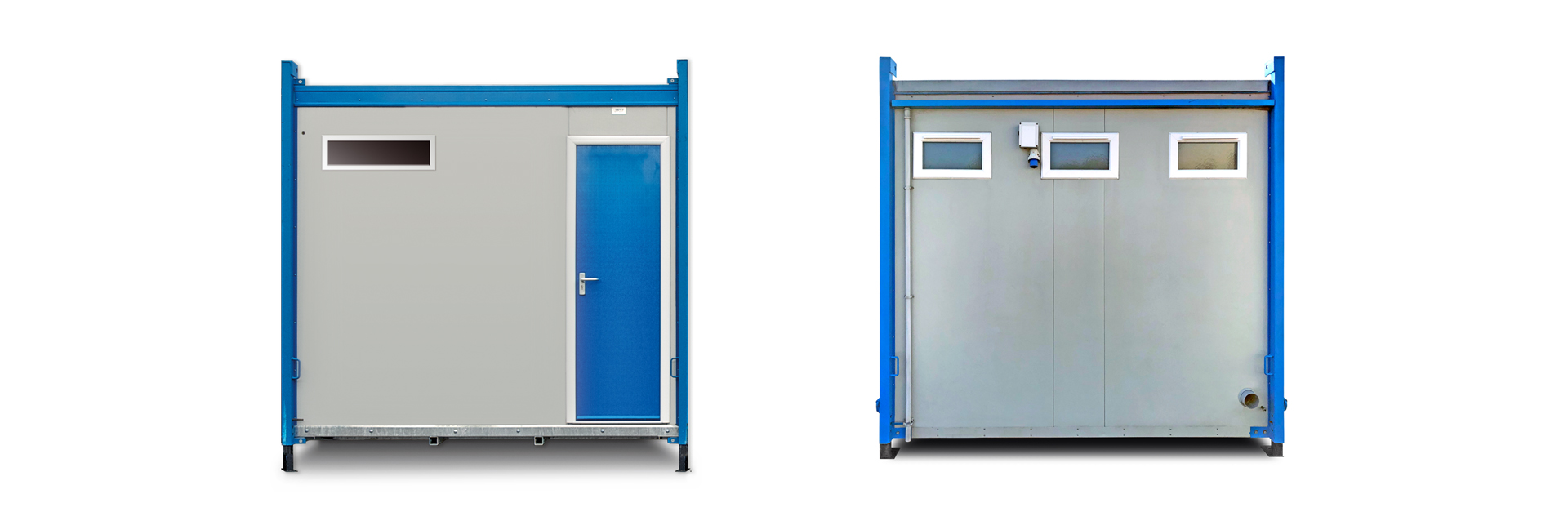 Bunkabin Deluxe Toilet - Front & Back