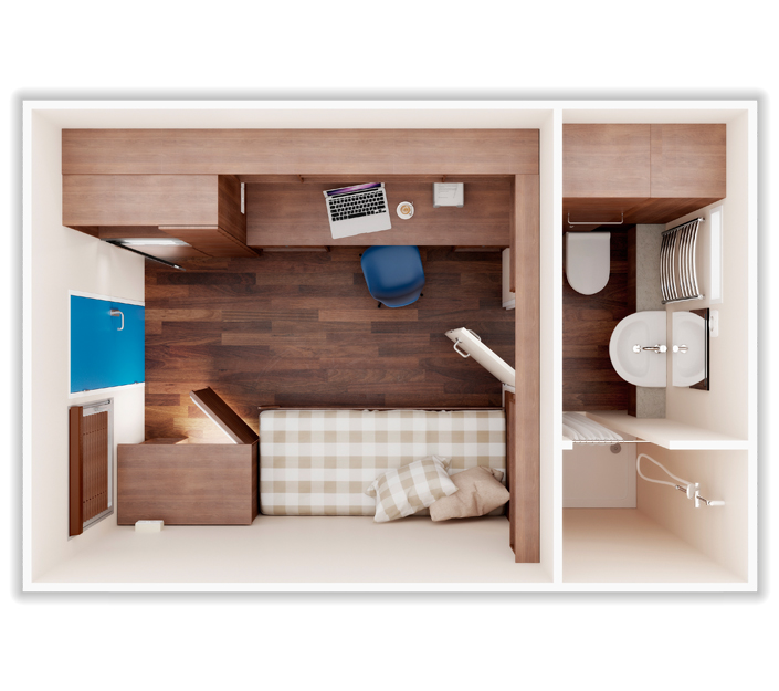 Bunkabin Deluxe Twin Sleeper Unit